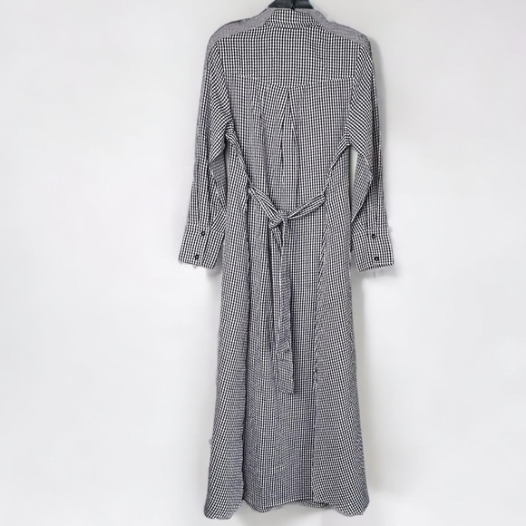Brian Bailey Gingham Shirt Dress Small - Picture 3 of 6